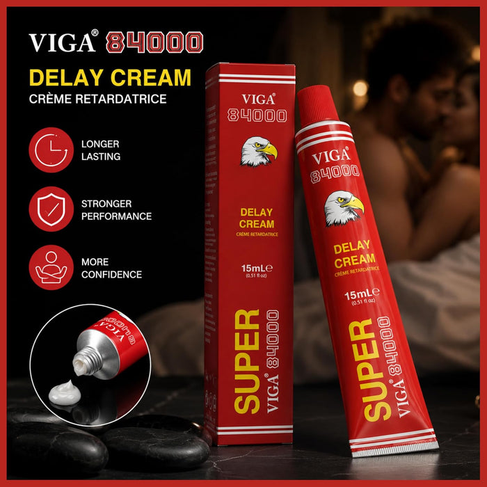 Super Viga 840000 Delay Cream for Men - Desensitizing Formula