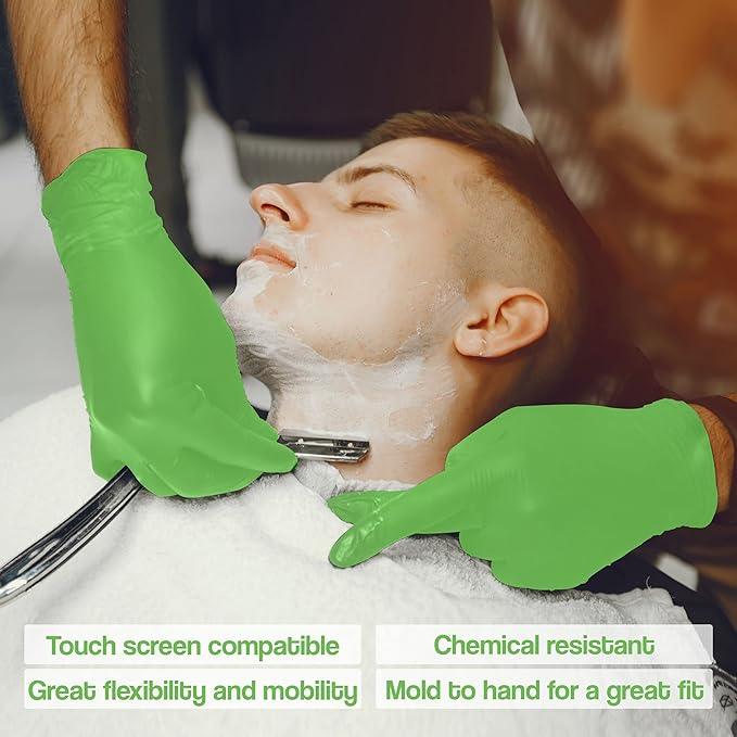 L3VEL3 Professional Nitrile Gloves Lime - 10 Pack, 1000 ct