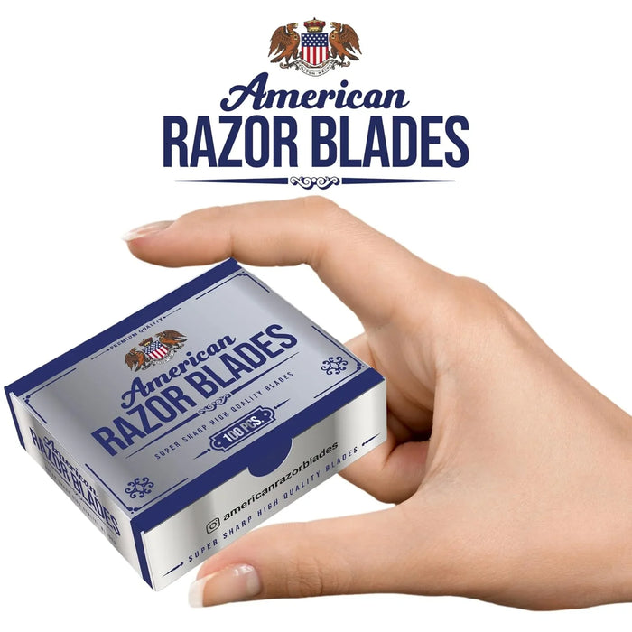 American Razor Blades – Single Edge Razor Blades 100 ct