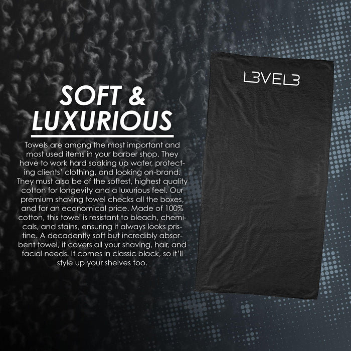 L3VEL3 Premium Shaving Towel