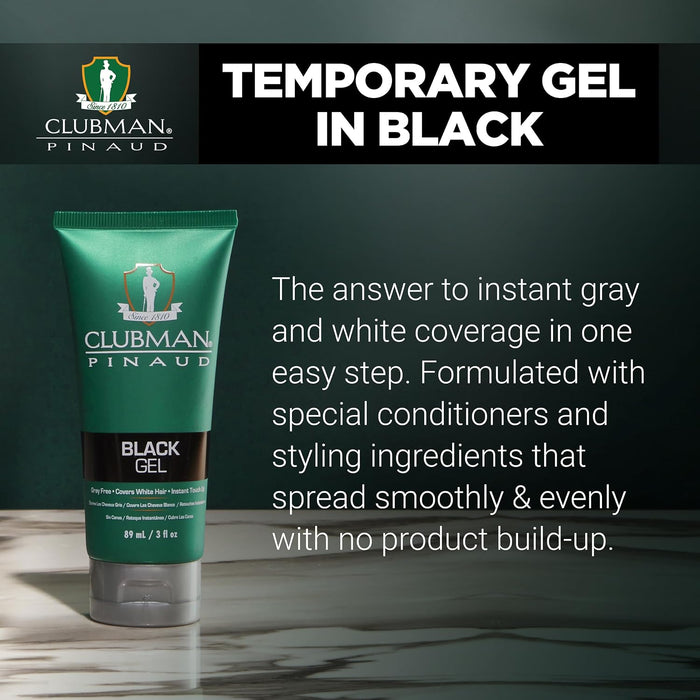 Clubman Reserve Temporary Color Gel 89ml / 3 oz Black