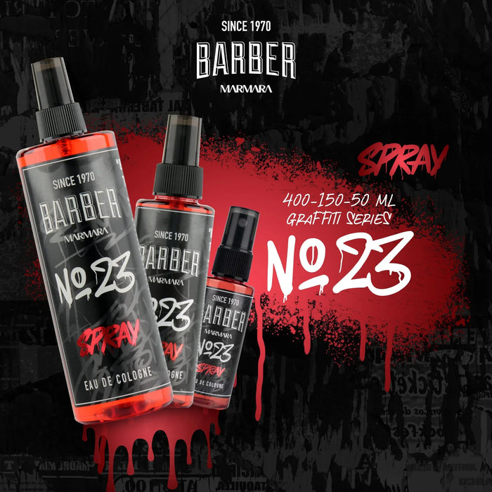 Marmara Barber Aftershave Cologne Graffiti No.23, 13.5 oz - Multipack