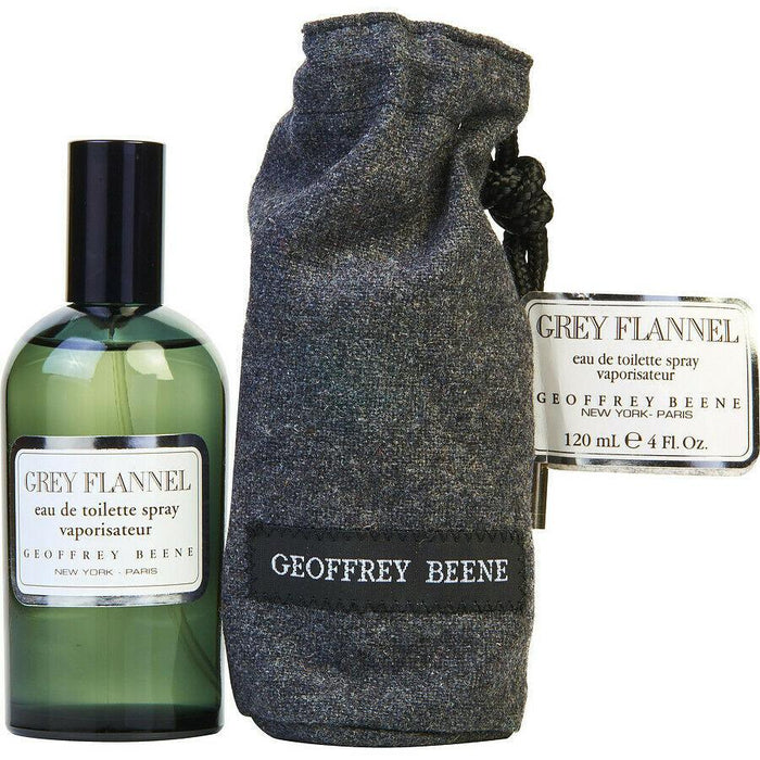 Flanelle grise de Geoffrey Beene pour homme - Spray EDT 4 oz