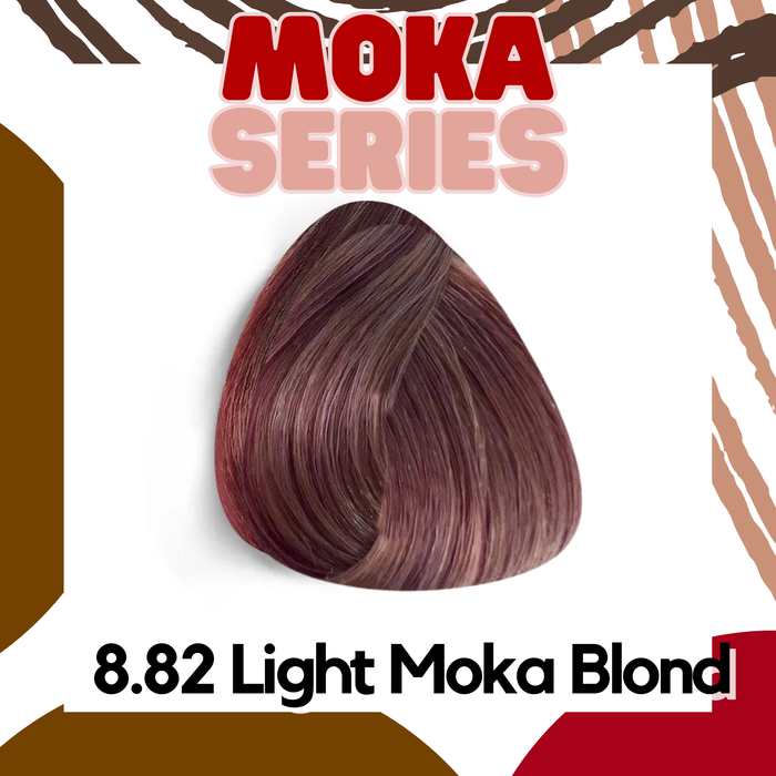 Série de couleurs de cheveux cris Moka