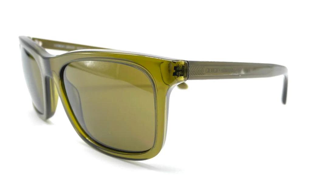 Giorgio Armani AR 8066 5439-73 - Transparent Green-Brown by Giorgio Armani for Men - 56-19-140 mm Sunglasses