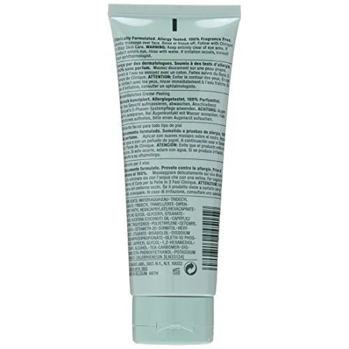 Crème exfoliante 7 jours Formule à rincer de Clinique pour unisexe - Gommage 3,4 oz 