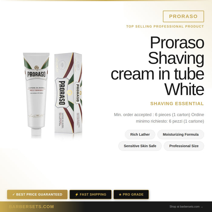 Proraso Shaving cream in tube White 150ml