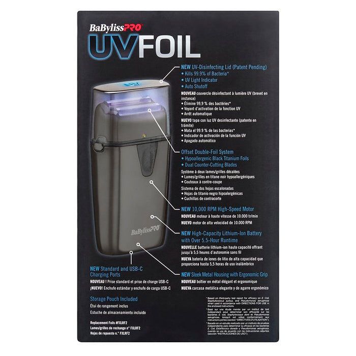 BabylissPro UV Double Foil Shaver