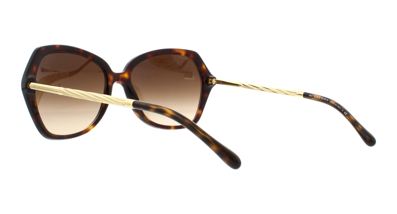 Burberry BE 4193 3002-13 - Dégradé Marron Havane Foncé par Burberry pour Femme - 57-17-135 mm Lunettes de soleil