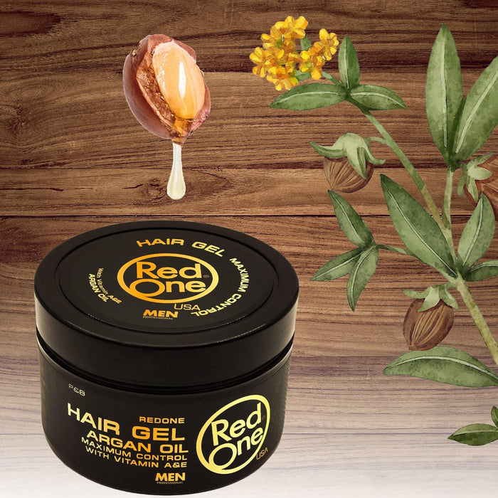 Red One Hair Gel Argan Oil 15.2 oz / 450 ml