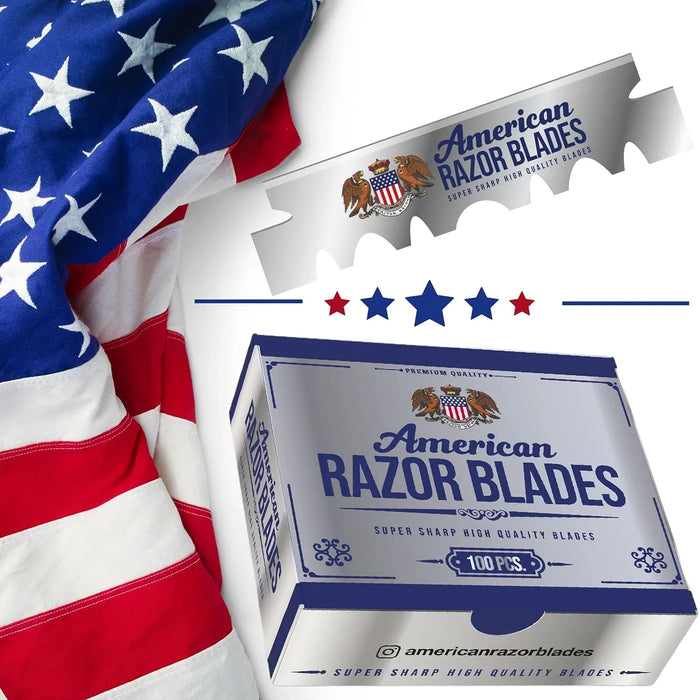 American Razor Blades – Single Edge Razor Blades 100 ct