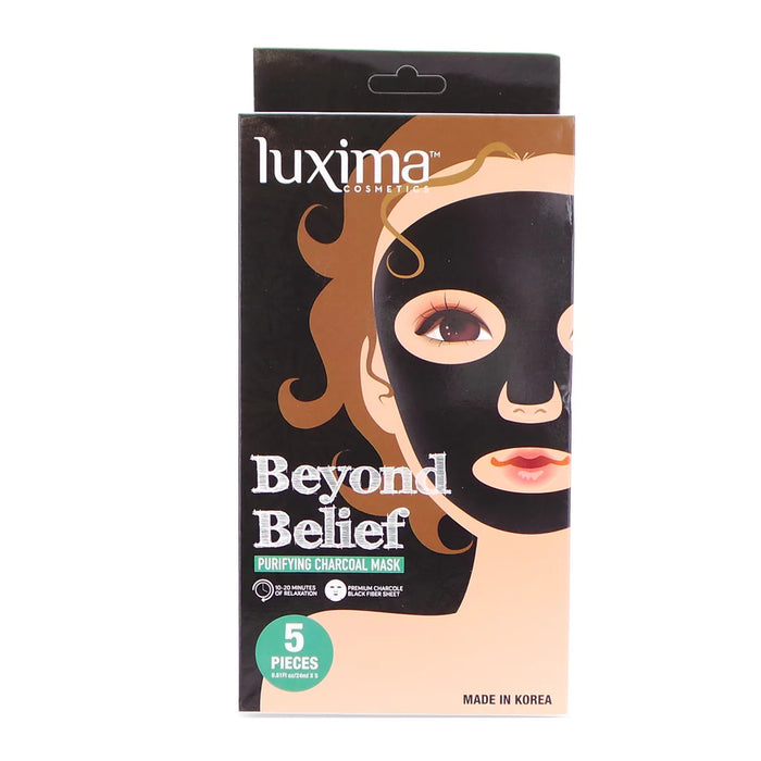 LUXIMA Beyond Belief Purifying Charcoal Mask