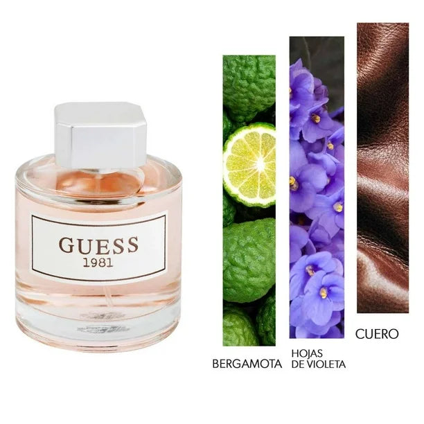 Guess 1981 de Guess para mujeres - Spray EDT de 3,4 oz