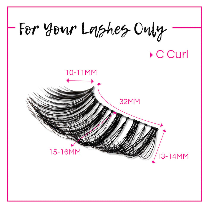 GladGirl False Lash Kit - For Your Lashes Only
