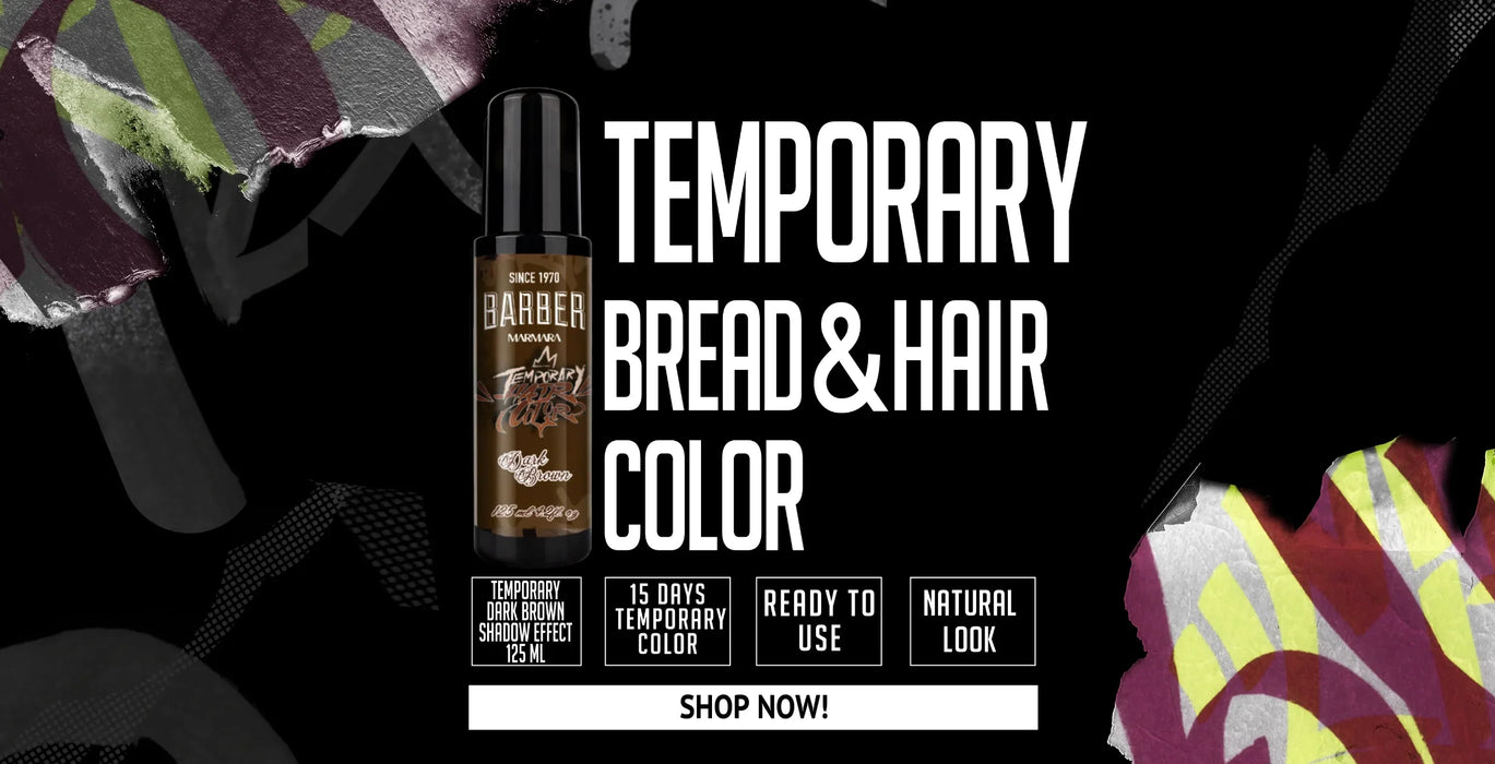 Marmara Barber Temporary Hair Color - Dark Brown 4.2 oz