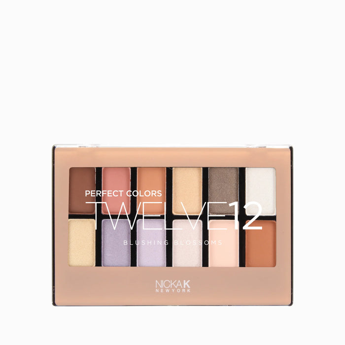 NICKA K Perfect 12 Blushing Blossoms Eyeshadow Palette