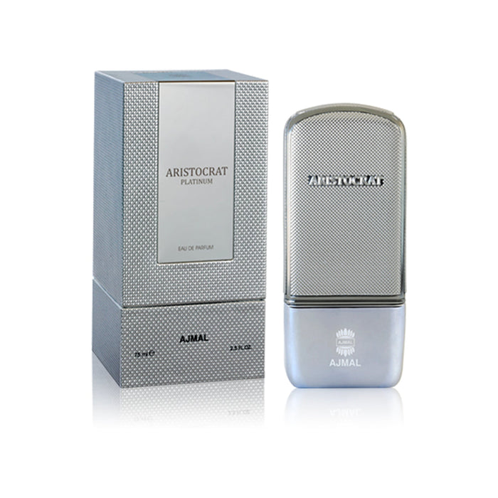 Aristocrat Platinum de Ajmal para hombres - Spray EDP de 2.5 oz