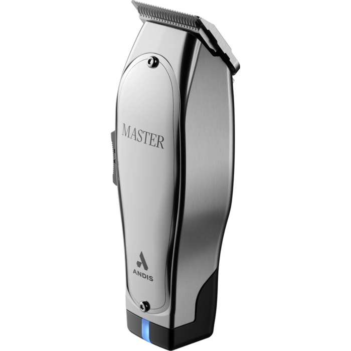 Andis Professional Master Tondeuse sans fil Lame réglable au lithium-ion # 12660 et Tondeuse à cheveux sans fil Slimline Pro Li T-Blade D-8 Chrome # 32810