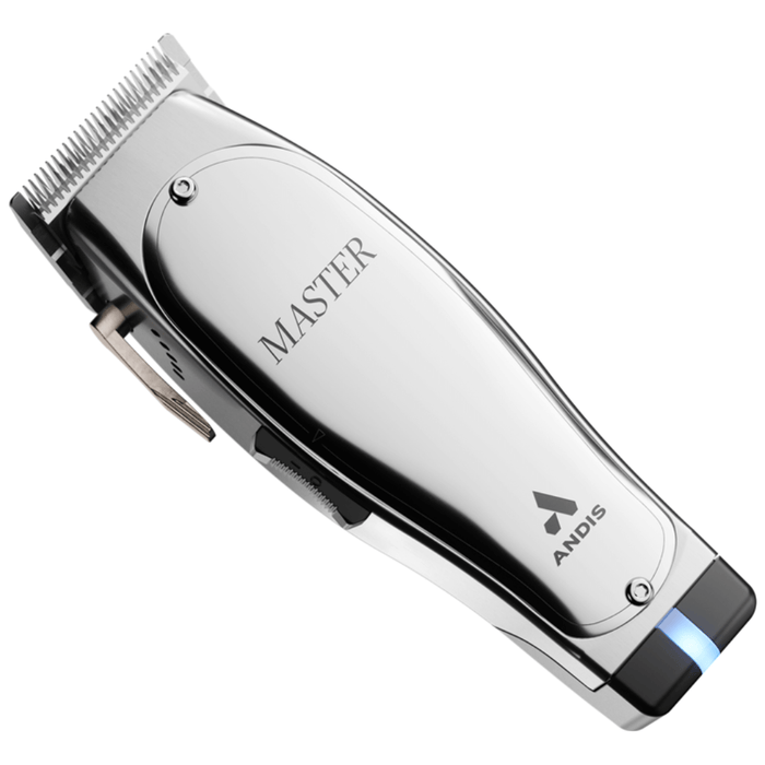 Andis Professional Master Tondeuse sans fil Lame réglable au lithium-ion # 12660 et Tondeuse à cheveux sans fil Slimline Pro Li T-Blade D-8 Chrome # 32810