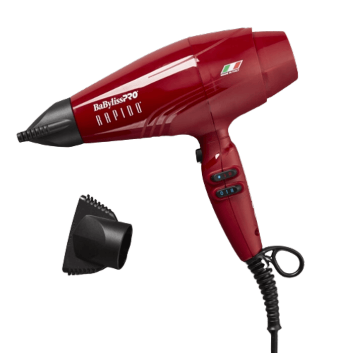 Sèche-cheveux BaBylissPRO RAPIDO 2000 Watts Rouge #BRRAP1