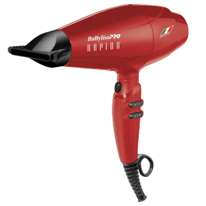 Sèche-cheveux BaBylissPRO RAPIDO 2000 Watts Rouge #BRRAP1