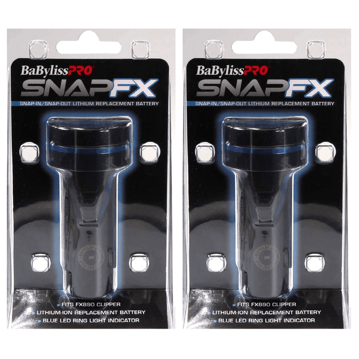 BaBylissPRO SNAPFX Batterie de rechange pour tondeuse FX797 #FXBPT (lot de 2)