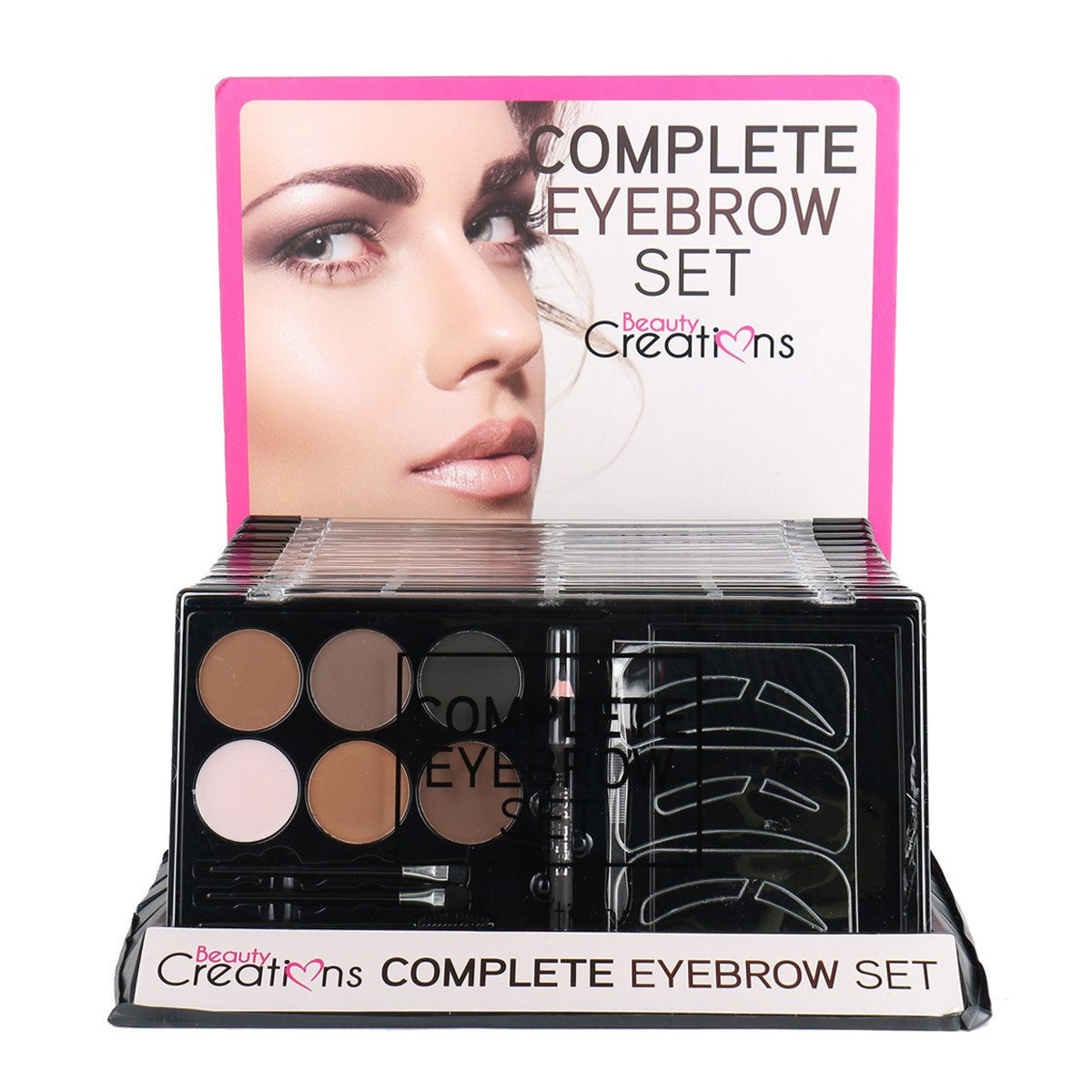 BEAUTY CREATIONS Complete Eyebrow Set Display Set, 12 Pieces — BarberSets