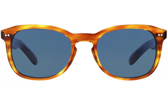 Burberry BE 4214 3550-80 - Amber Horn-Dark Blue par Burberry pour Homme - 55-20-140 mm Lunettes de soleil