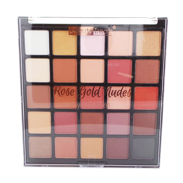 BEAUTY TREATS Palette de collection pour les yeux Nudes en or rose