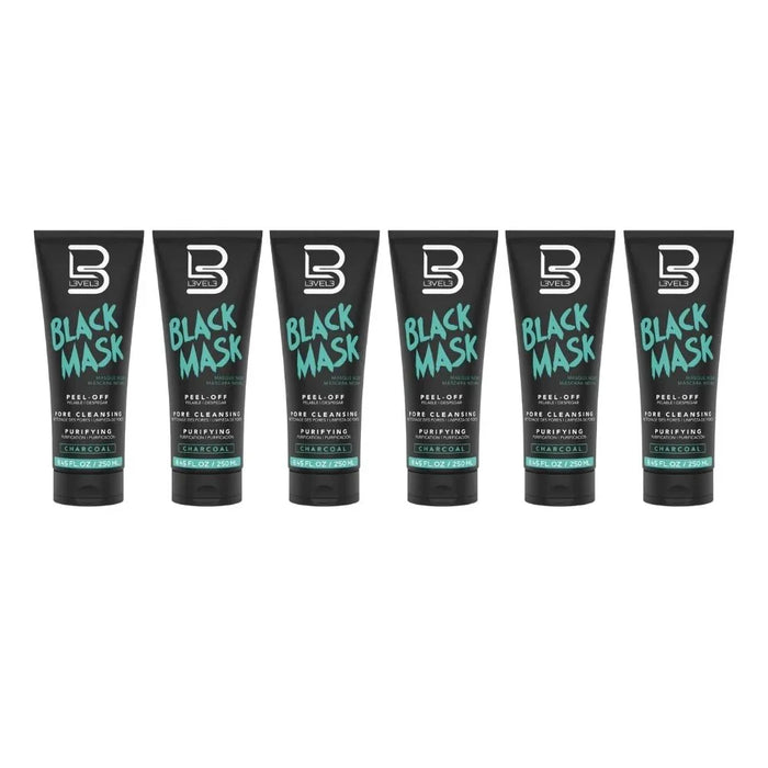 L3VEL3 Black Facial Mask 8.45 oz - Multipack