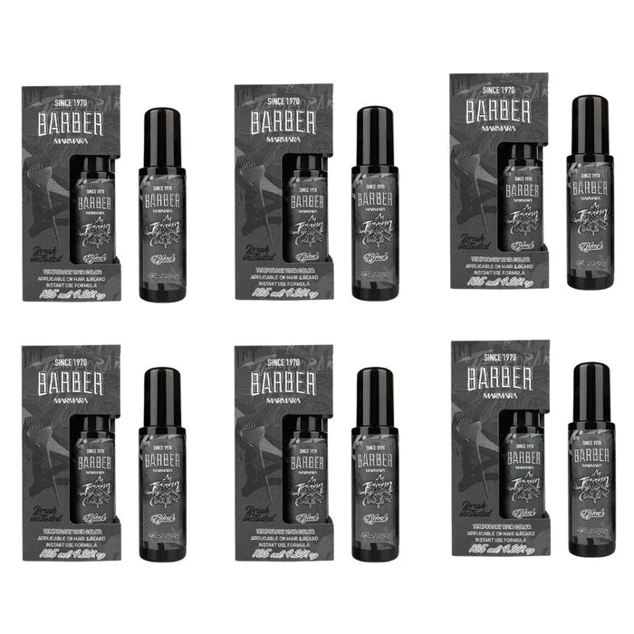 Marmara Barber Temporary Hair Color - Black 4.2 oz Multipack