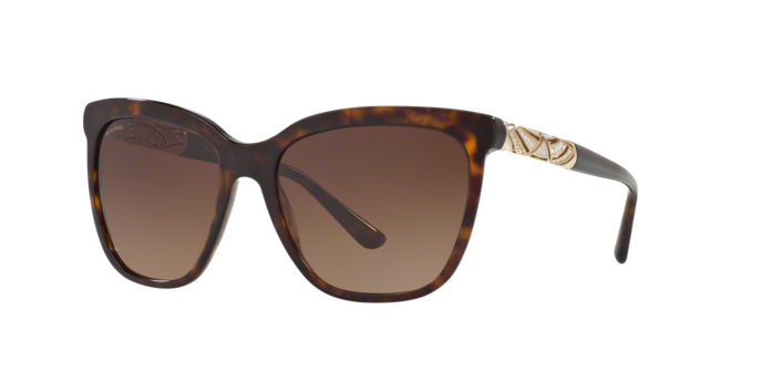 Bvlgari BV 8173-B 504-13 - Dark Havana-Brown Gradient by Bvlgari for Women - 56-17-140 mm Sunglasses