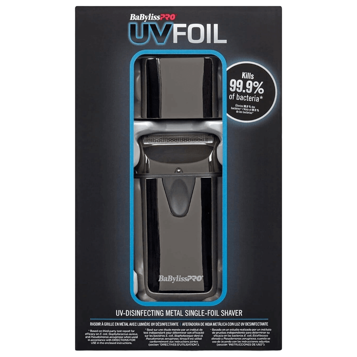 BaBylissPRO UV-Disinfecting Metal Single Foil Shaver #FXLFS1