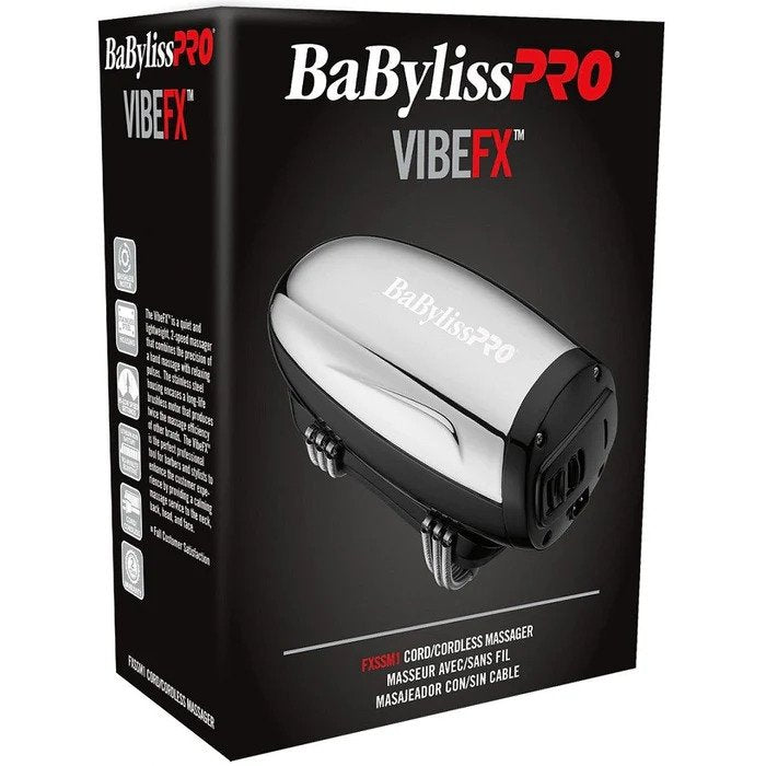 BaBylissPRO Vibefx Masajeador profesional con cable/inalámbrico FXSSMG "Oro" O #FXSSM1 "Plata"