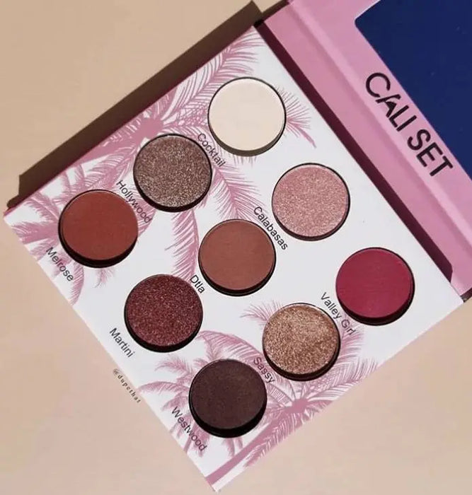 BEAUTY CREATIONS Cali Set Palette de fards à paupières, 12 pièces