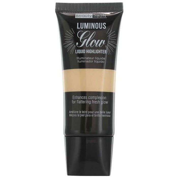 BEAUTY TREATS Ensemble de présentoir surligneur liquide Luminous Glow, 12 pièces