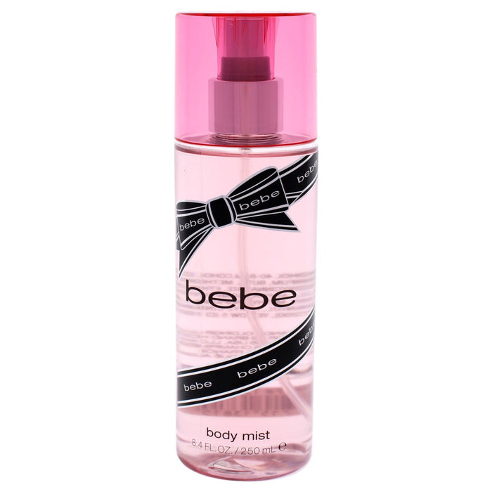 Bebe Silver de Bebe para mujeres - Bruma corporal de 8,4 oz - Paquete de 3