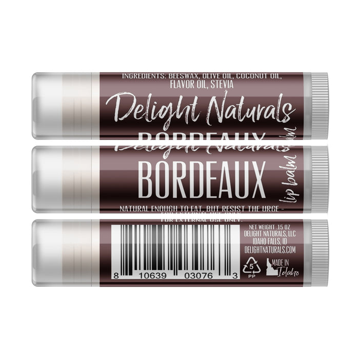 Baume à lèvres au vin de Bordeaux - Paquet de trois