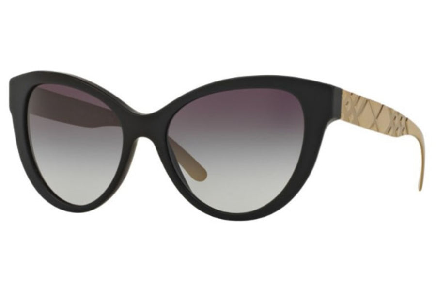 Burberry BE 4220 3464-8G - Dégradé Noir-Gris Mat par Burberry pour Femme - Lunettes de soleil 56-17-140 mm