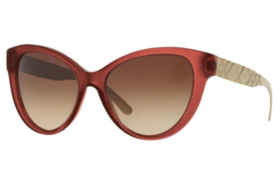 Burberry BE 4220 3576-13 - Dégradé Rouge-Marron Mat par Burberry pour Femme - 56-17-140 mm Lunettes de soleil