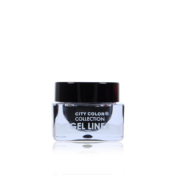 CITY COLOR Lot de 24 vitrines noires avec revêtement en gel crémeux