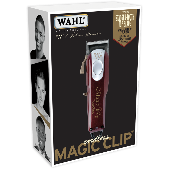 Wahl Professional 5 Star Cordless Magic Clip Model No 8148