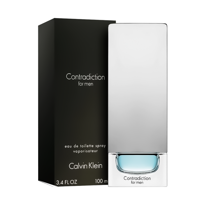 Contradiction de Calvin Klein pour homme - Vaporisateur EDT de 3,4 oz