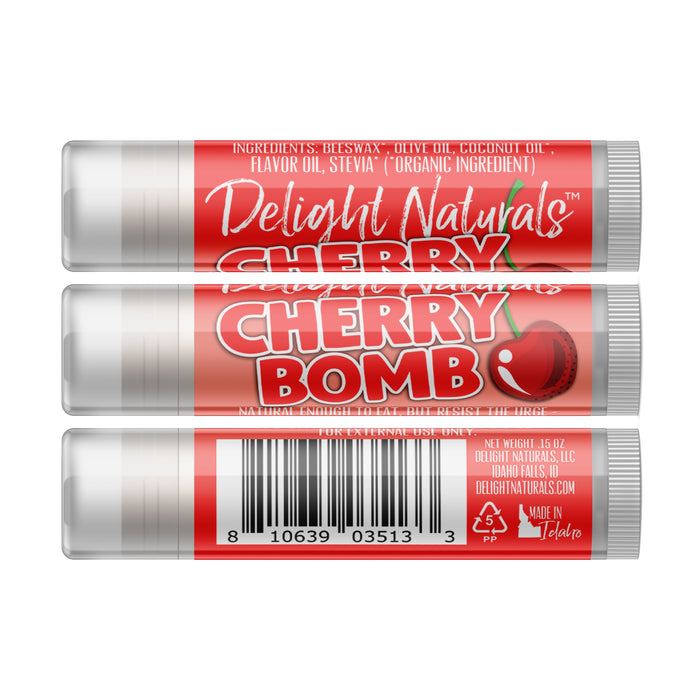 Baume à lèvres Cherry Bomb - Paquet de trois