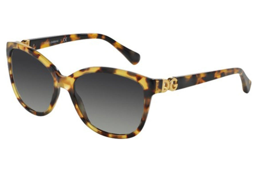 Dolce and Gabbana DG 4258 512-8G - Havane-Gris Dégradé de Dolce and Gabbana pour Femme - 56-17-140 mm Lunettes de soleil