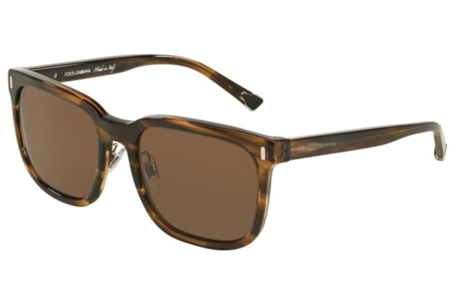 Dolce and Gabbana DG 4271 2925-73 - Striped Tabacco-Brown by Dolce and Gabbana for Men - 56-19-140 mm Sunglasses