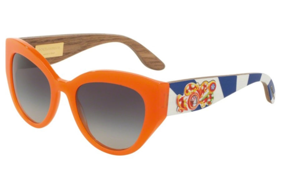 Dolce and Gabbana DG 4278 3046-8G - Dégradé Orange-Gris de Dolce and Gabbana pour Femme - 52-21-145 mm Lunettes de soleil