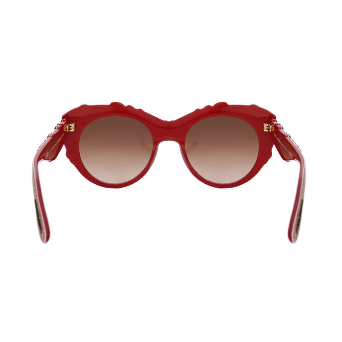 Dolce and Gabbana DG 4267 2999-13 - Top Red-texture Tissue- Brown Gradient by Dolce and Gabbana for Women - 53-20-140 mm Sunglasses