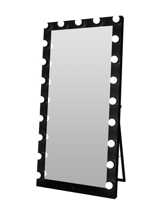21 Bulb Standing Vanity Mirrors - BarberSets