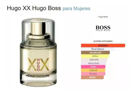 Hugo XX de Hugo Boss para mujer - Spray EDT de 3,3 oz